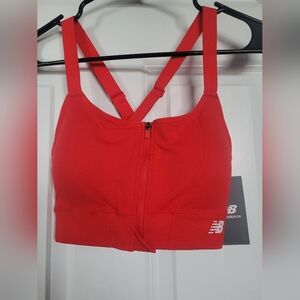 New Balance Red Sports Bra